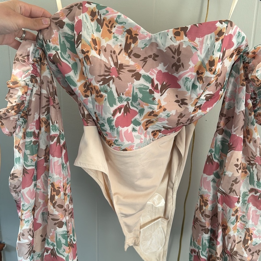 Floral bodysuit